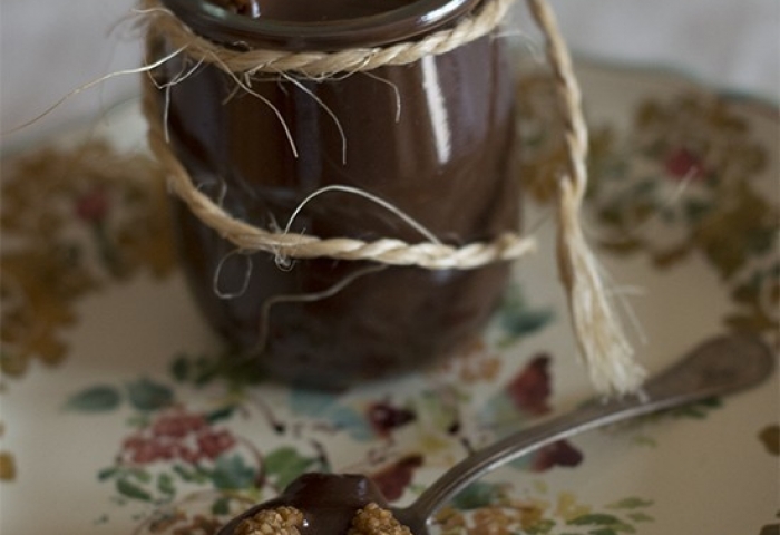 Crema di riso e more di gelso