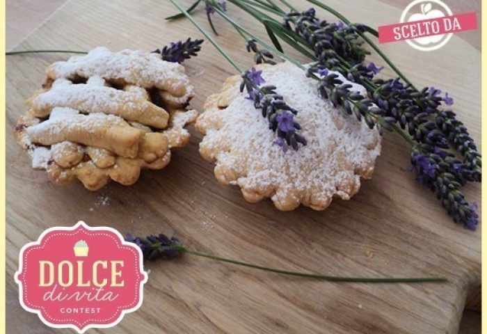 Crostatine Chèri  alla lavanda