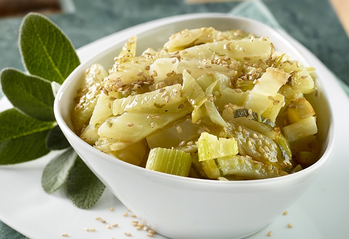 Finocchi alla salvia e sesamo
