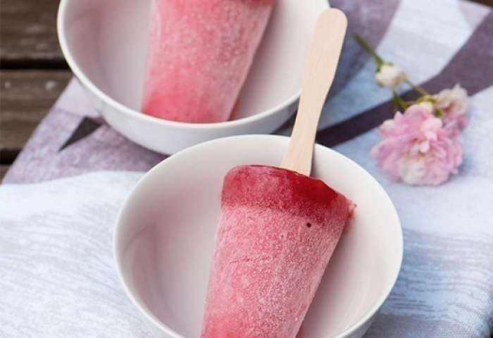 Ghiaccioli yogurt e frutta