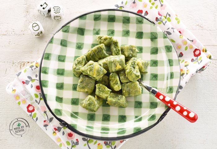 Gnocchetti di patate e spinaci al limone