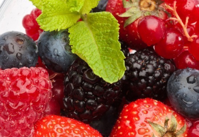 Granita ai frutti di bosco