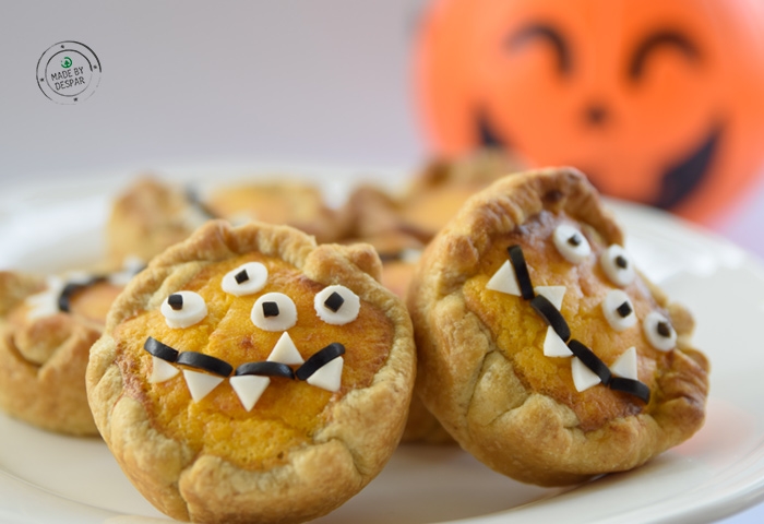 Halloween: cestini integrali divertenti alla zucca