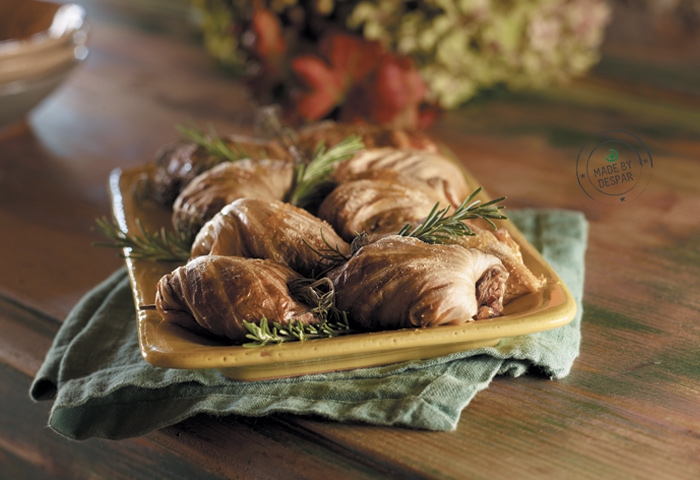 Involtini di radicchio e manzo