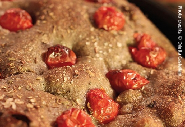 La focaccia di grano arso