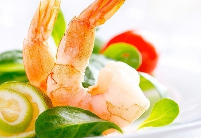 Mazzancolle  con mela verde