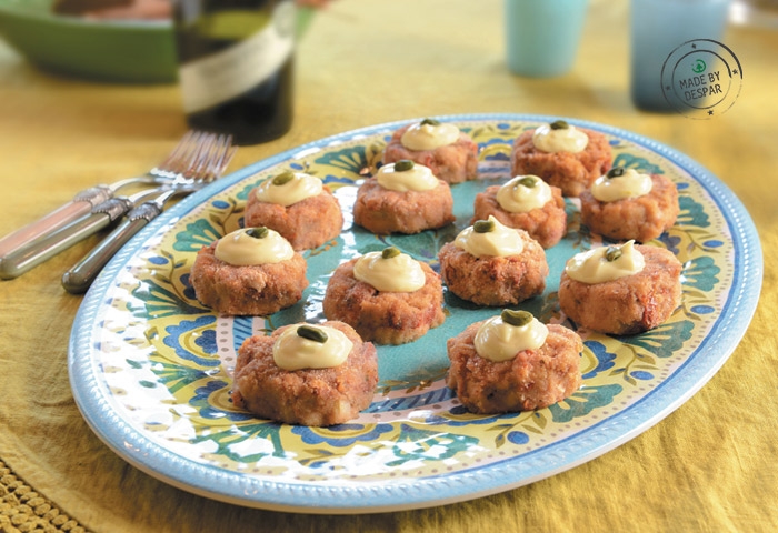 Mini burger di cannellini e pomodori secchi