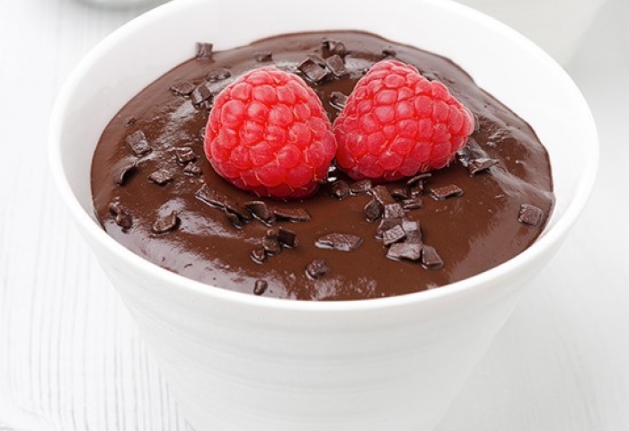 Mousse al cioccolato e panettone