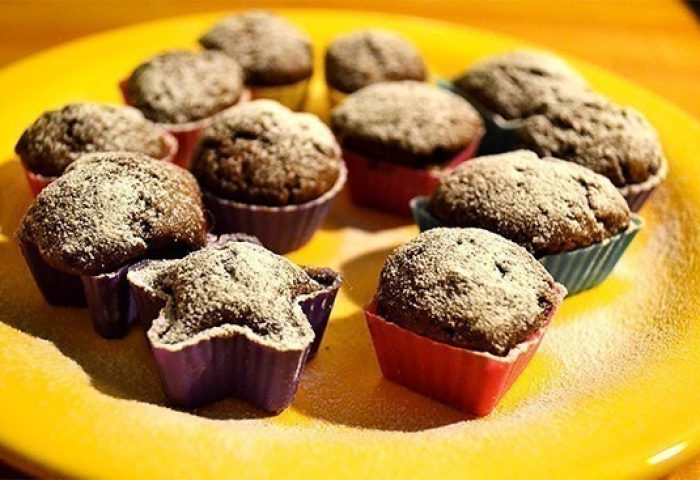 Muffin sani al cacao per Halloween