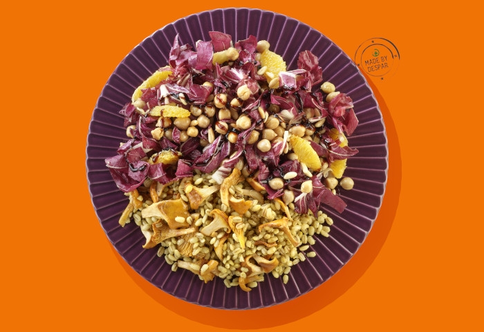 Orzo ai finferli e zafferano
