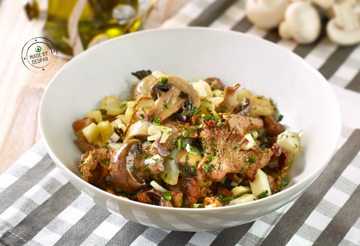 Padellata di verdure e funghi