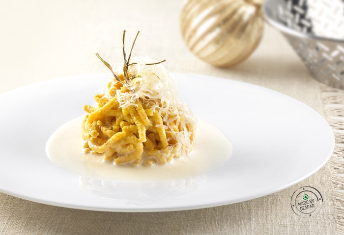 Passatelli con fonduta di parmigiano reggiano