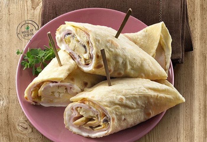 Piadina capricciosa con farina di Kamut®