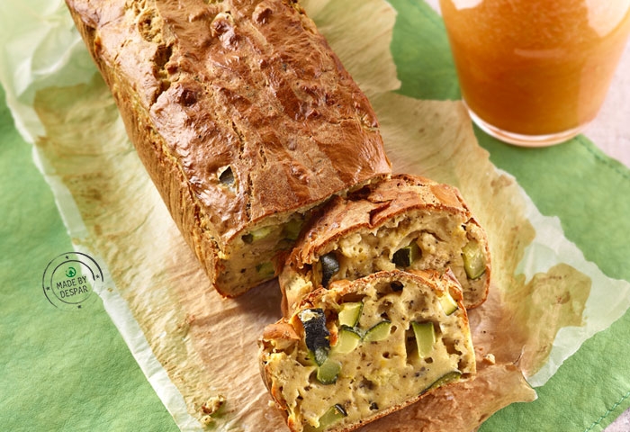 Plumcake di zucchine e caprino