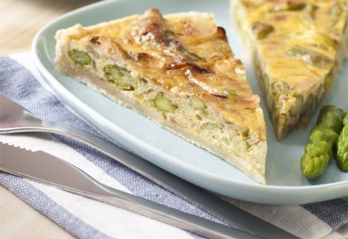 Quiche ai piselli  e asparagi