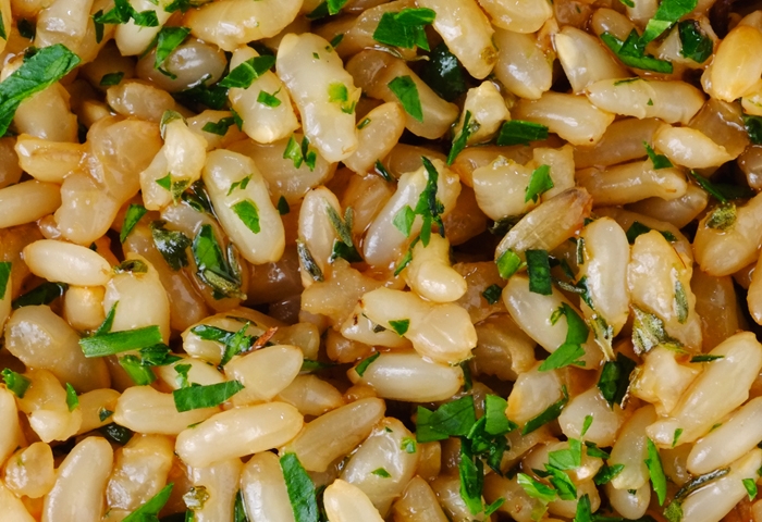 Riso integrale alla salsa di soia