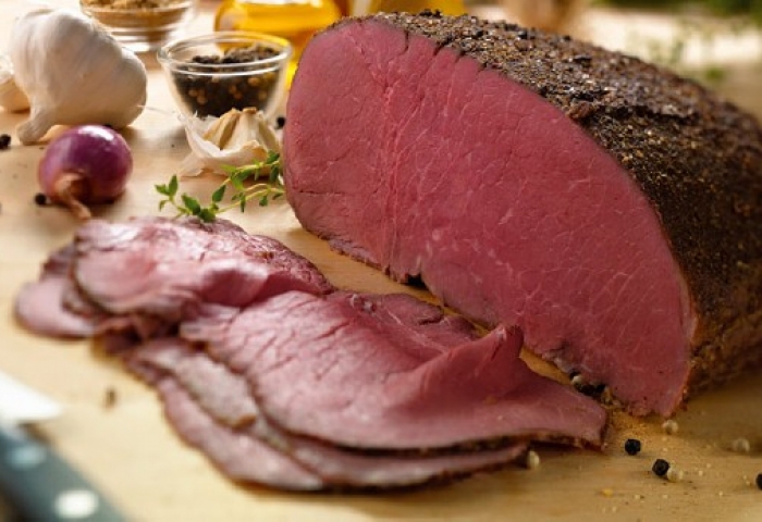 Roastbeef al sale e maggiorana...