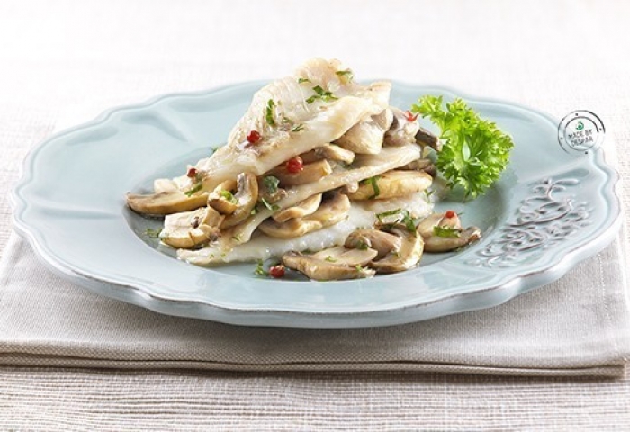 Rombo e champignon al Prosecco