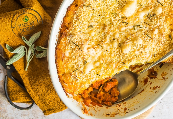 Sformato di fagioli borlotti e patate