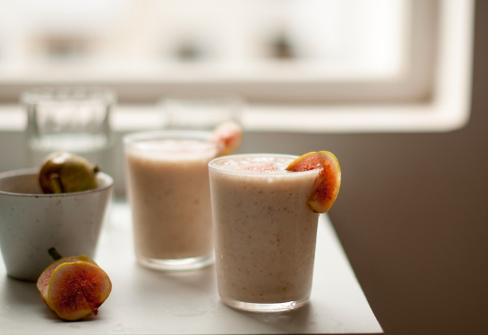 Smoothie di fichi alle mandorle