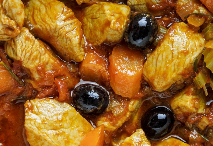 Spezzatino di tacchino "alla cacciatora"