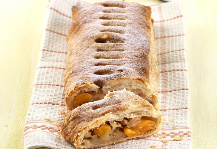 Strudel di albicocche
