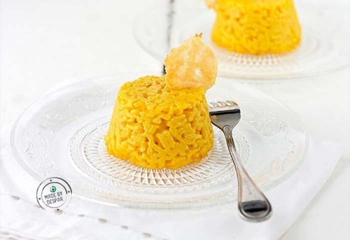Tortino di riso allo zafferano