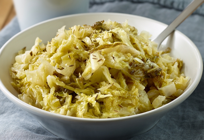 Verza stufata al cumino