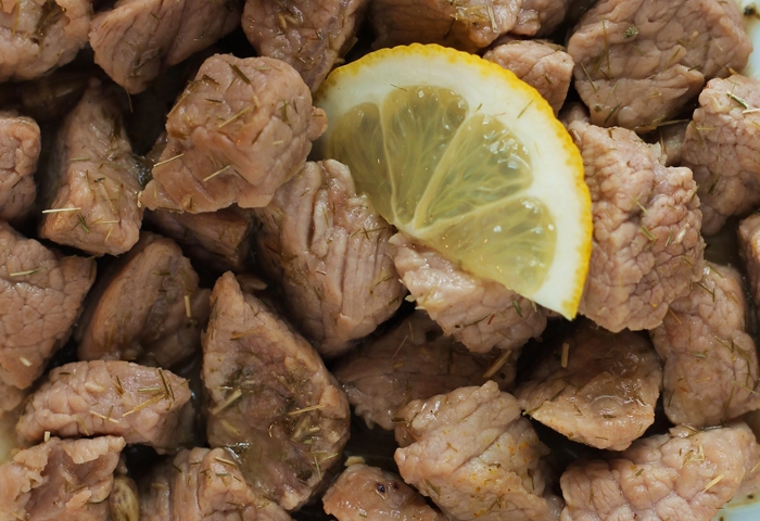 Vitello al limone e zenzero