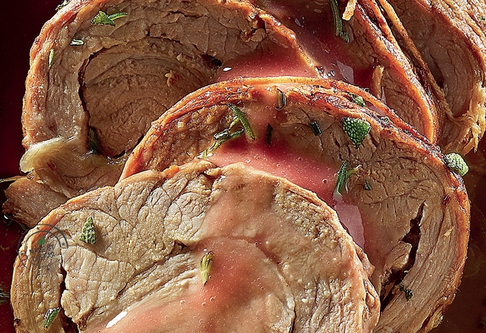 Vitello con succo di melagrana