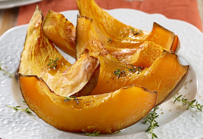 Zucca al forno con erbe aromatiche