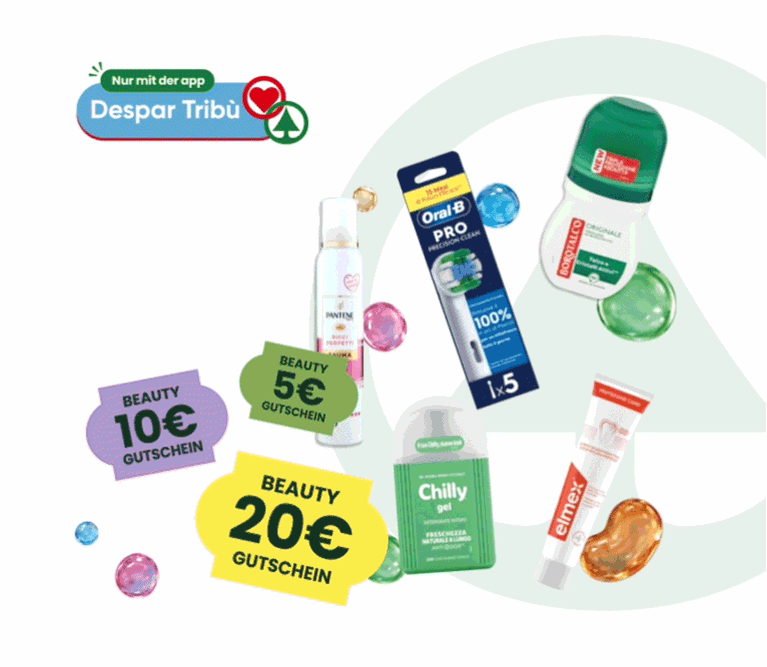 Vom 1. bis 31. Oktober 2026 können Sie exklusiv mit der Despar-App am Gewinnspiel Schönheit wählen und gewinnen! teilnehmen.