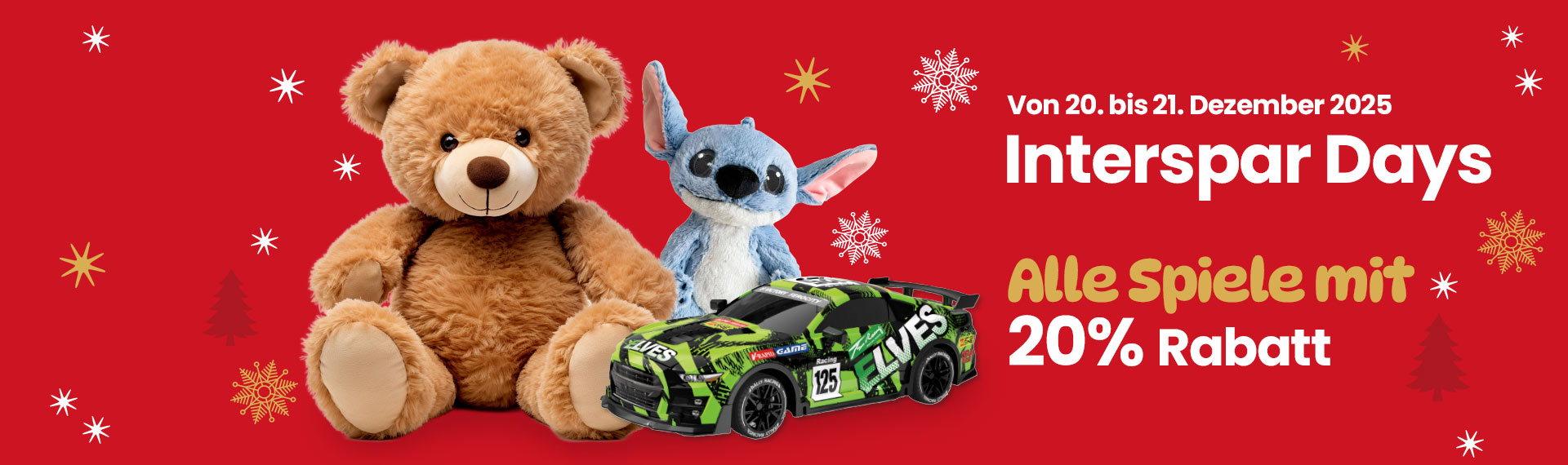20% Rabatt auf alle Spiele.