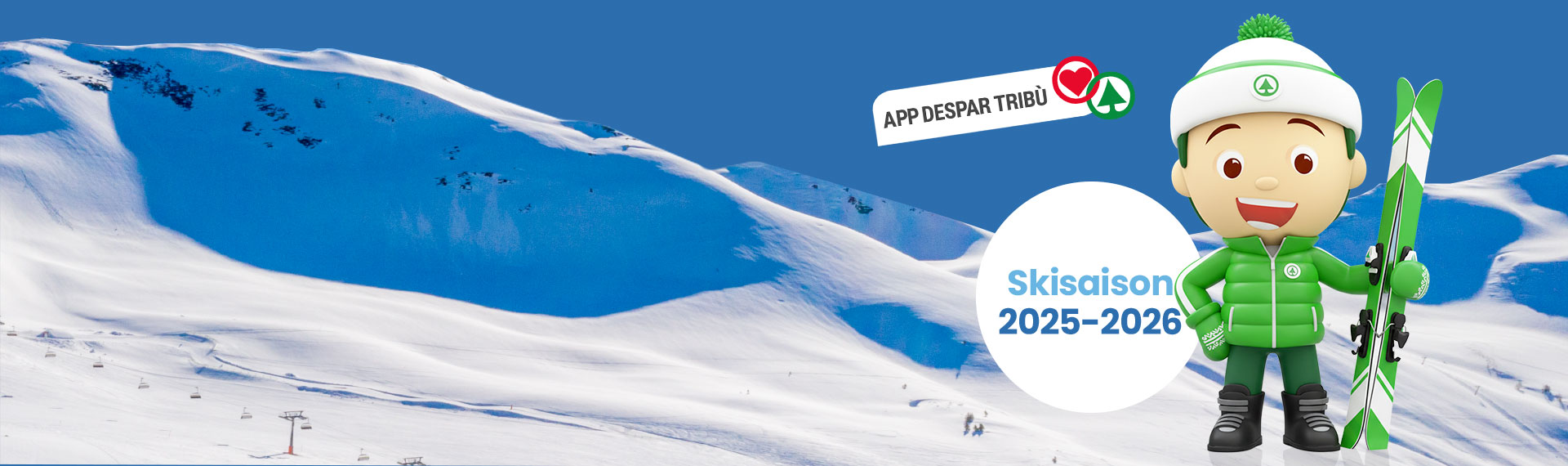 Sparen Sie nur mit der App Despar Tribù beim Skipass!