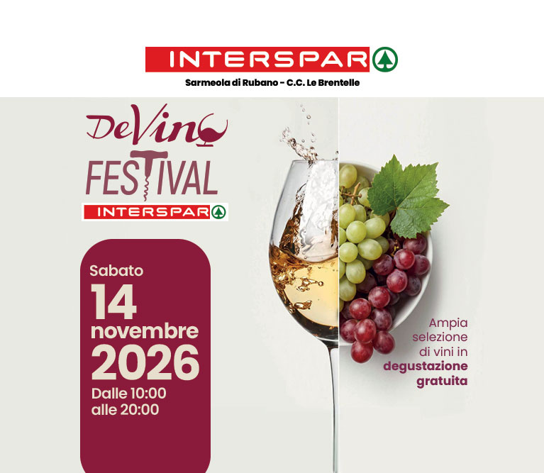 Il 14 novembre, presso il Centro Commerciale Le Brentelle a Sarmeola di Rubano (PD), avrai la possibilità di partecipare a una giornata dedicata alla scoperta di profumi, sapori e tradizioni del vino.