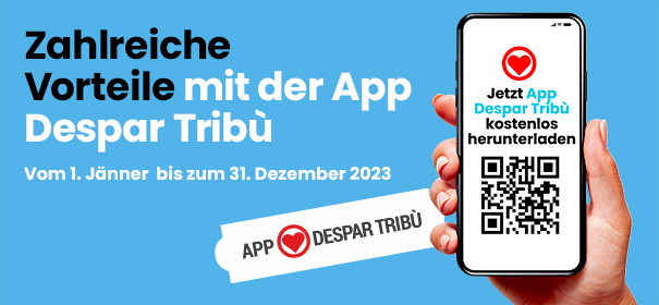 Despar Tribù bringt auch im neuen Jahr 2023 viele Vorteile mit sich.