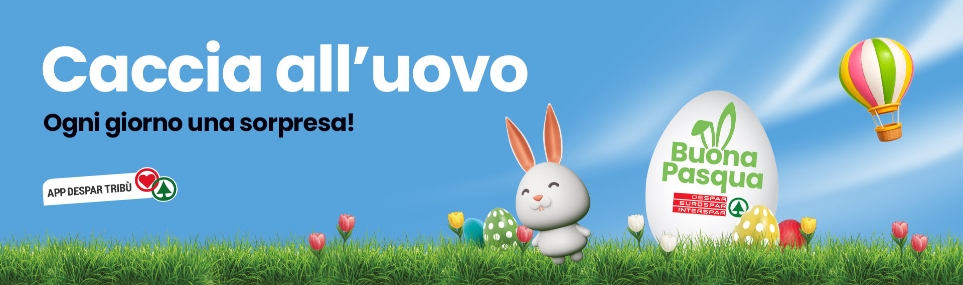 Dal 23 marzo al 5 aprile 2026, solo con l'App Despar Tribù rendi magica la tua Pasqua!