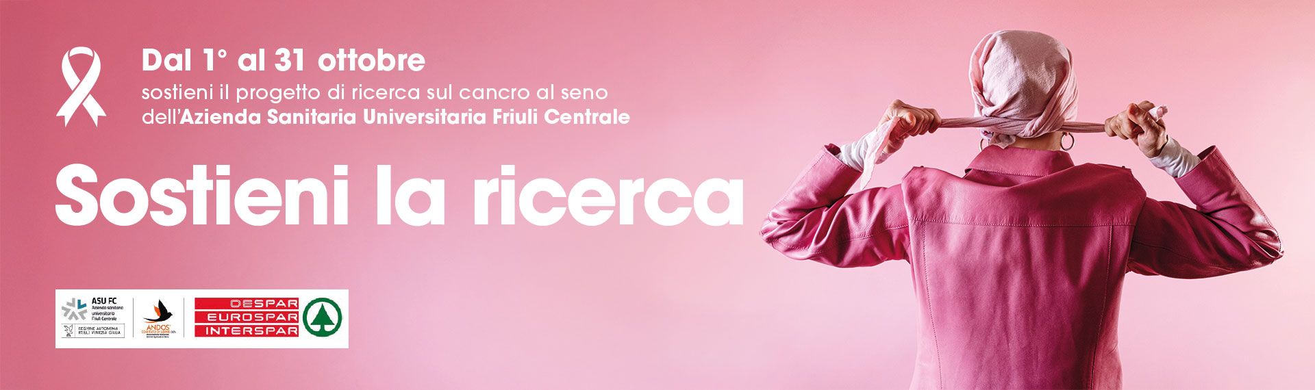 Dall’1 al 31 ottobre 2025 arrotonda lo scontrino e sostieni la ricerca sul cancro al seno