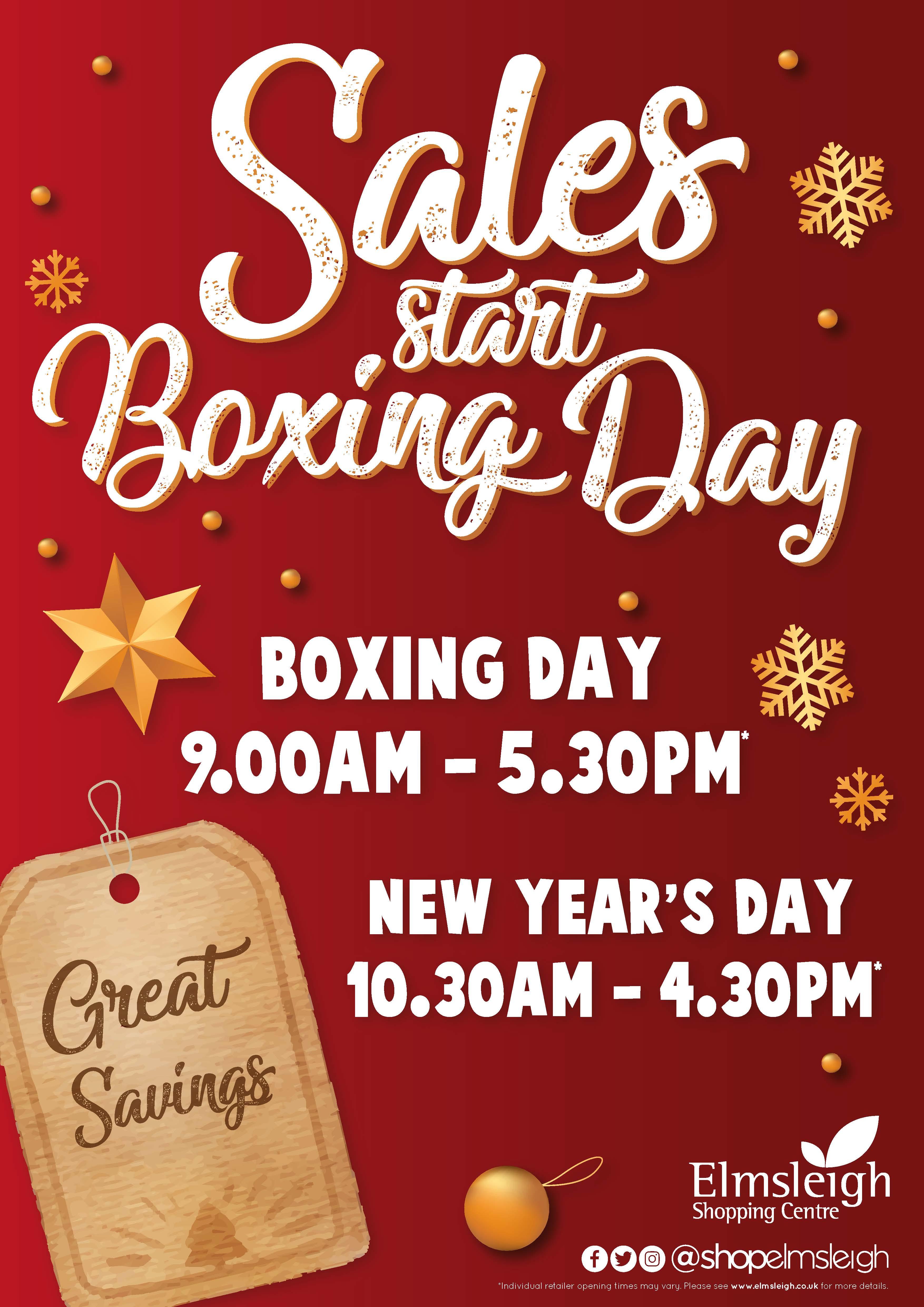 Seasonal hours and sales