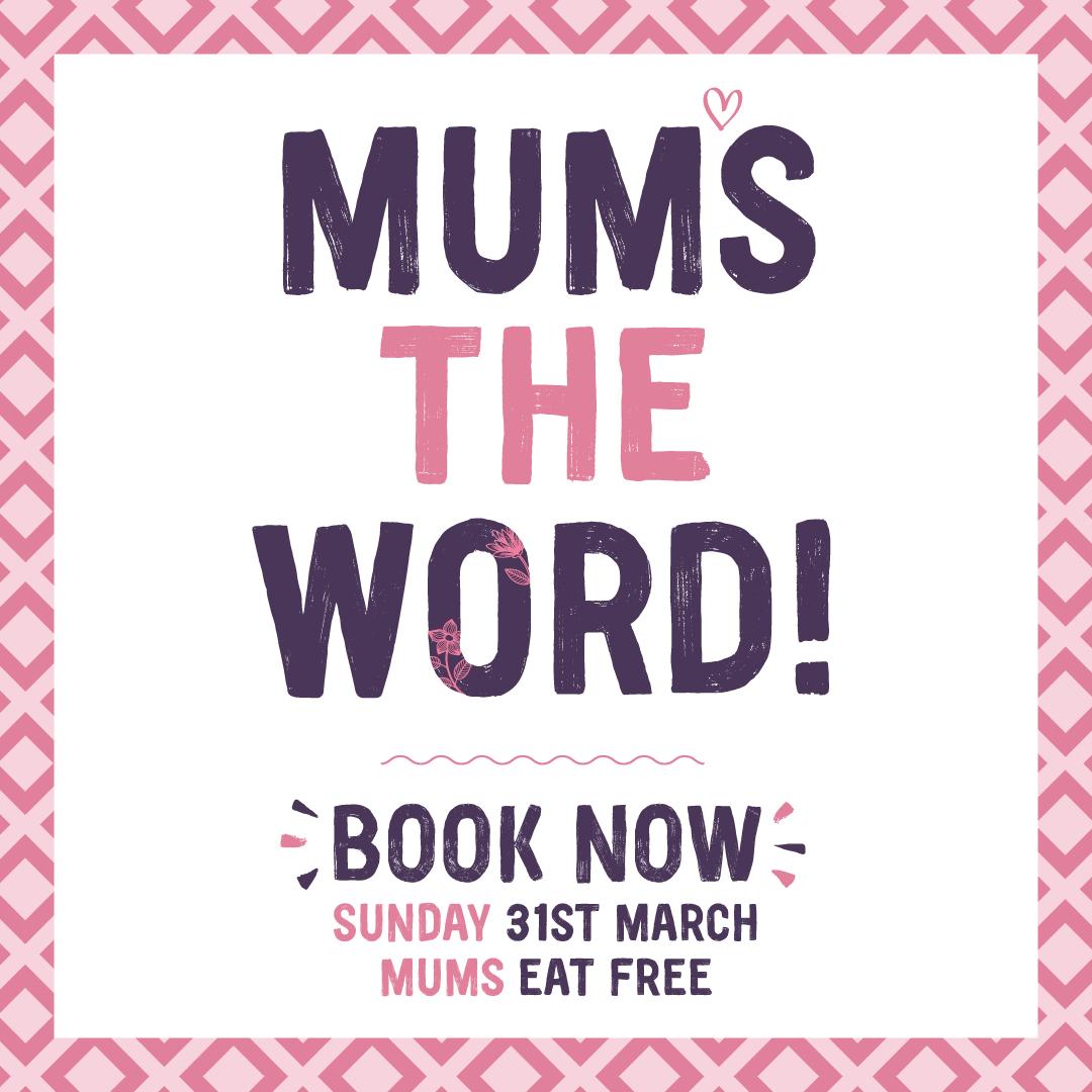 Mother's Day - Book Now!