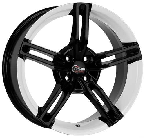 5X110 8X18 RC-1186 ET40 73.1 BLACK/WHITE