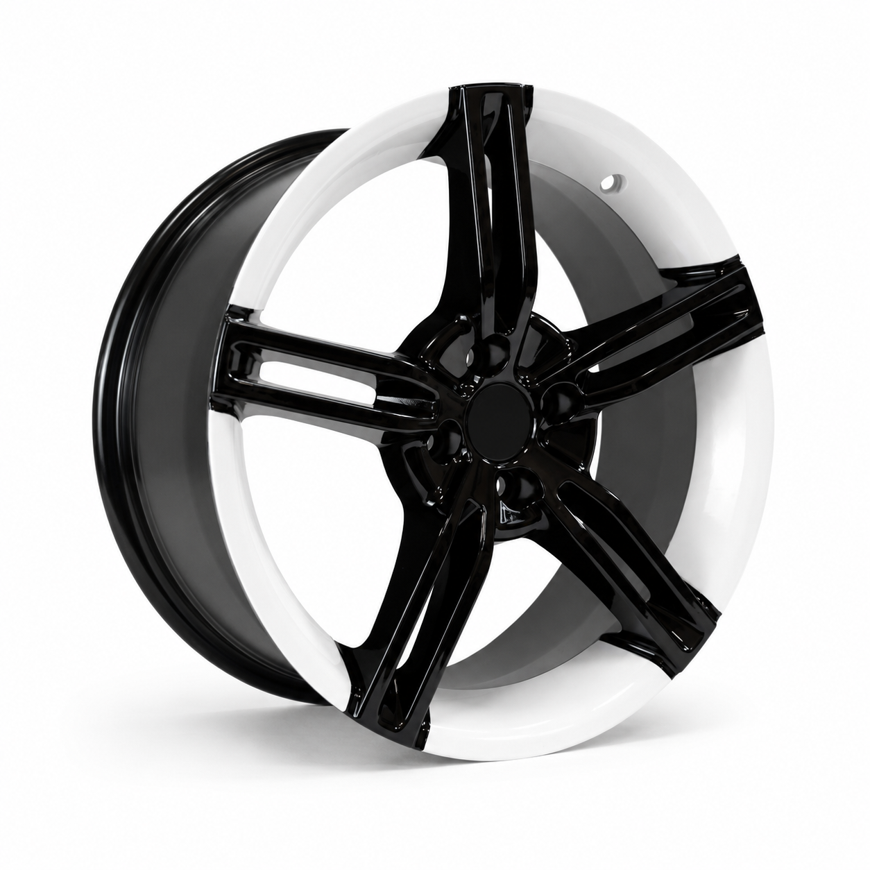 5X98 7.5X17 RC-1186 ET35 58.1 BLACK/WHITE