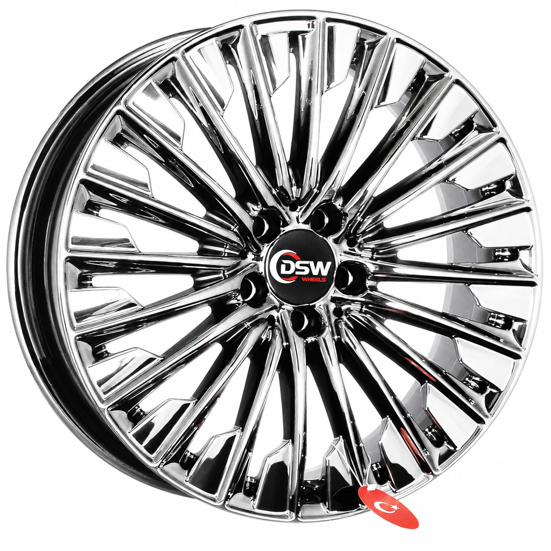  20" 5X112 BLACK/CHROME jant