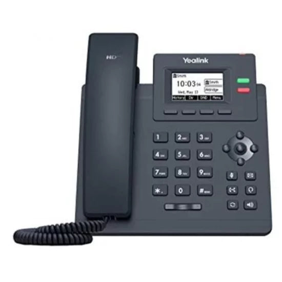 YEALINK TELEFON IP T31P POE + ADAPTÖR DAHİL