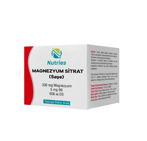 NUTRİES MAGNEZYUM SİTRAT 30 SAŞE
