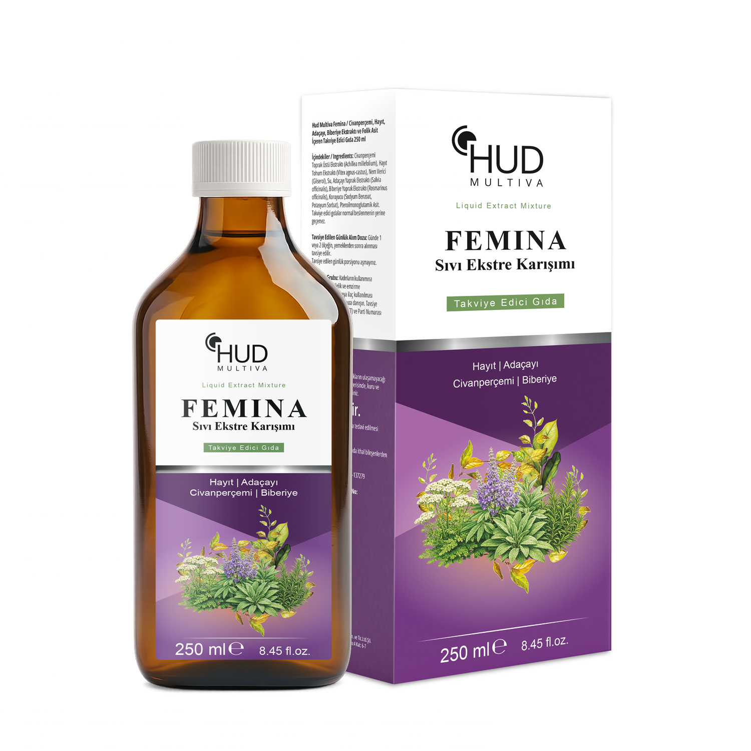 HUD MULTIVA FEMINA 250 ML
