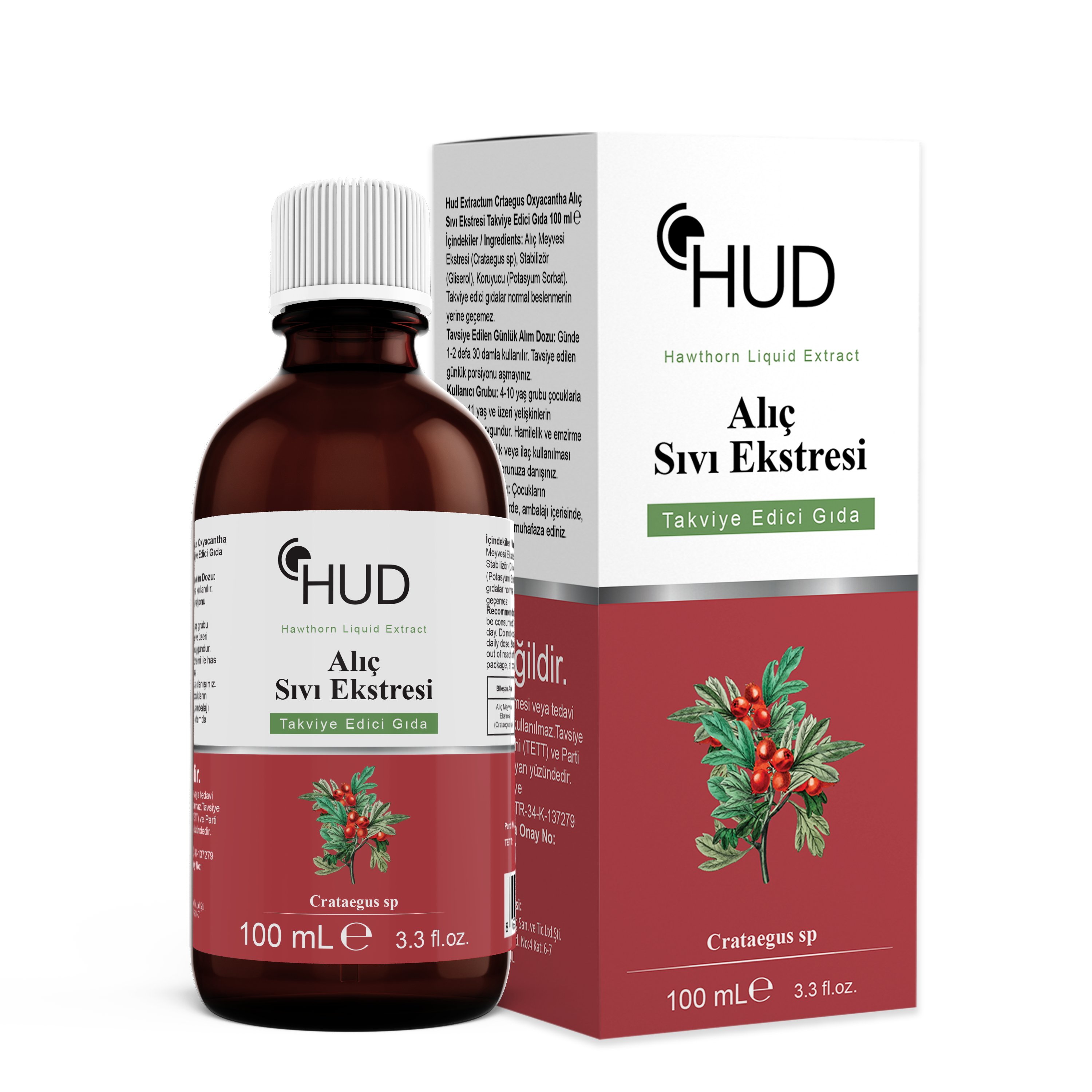 HUD ALIÇ MEYVESİ SIVI EKSTRESİ 100 ML
