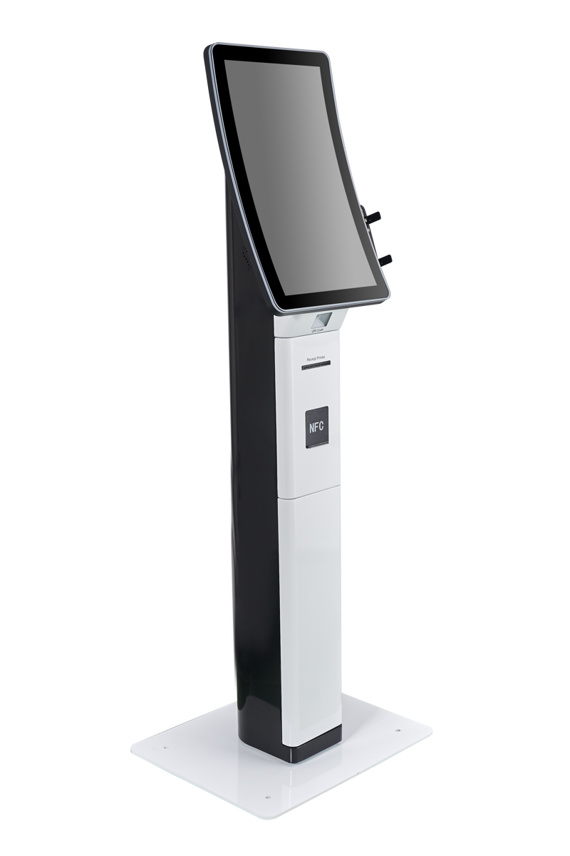 Zenyo KSK-3200 32” Self Servis Kiosk J 6412 8GB DDR4 256GB NVMe SSD 80MM WI-Fi 2D Barkod Okuyucu Beyaz