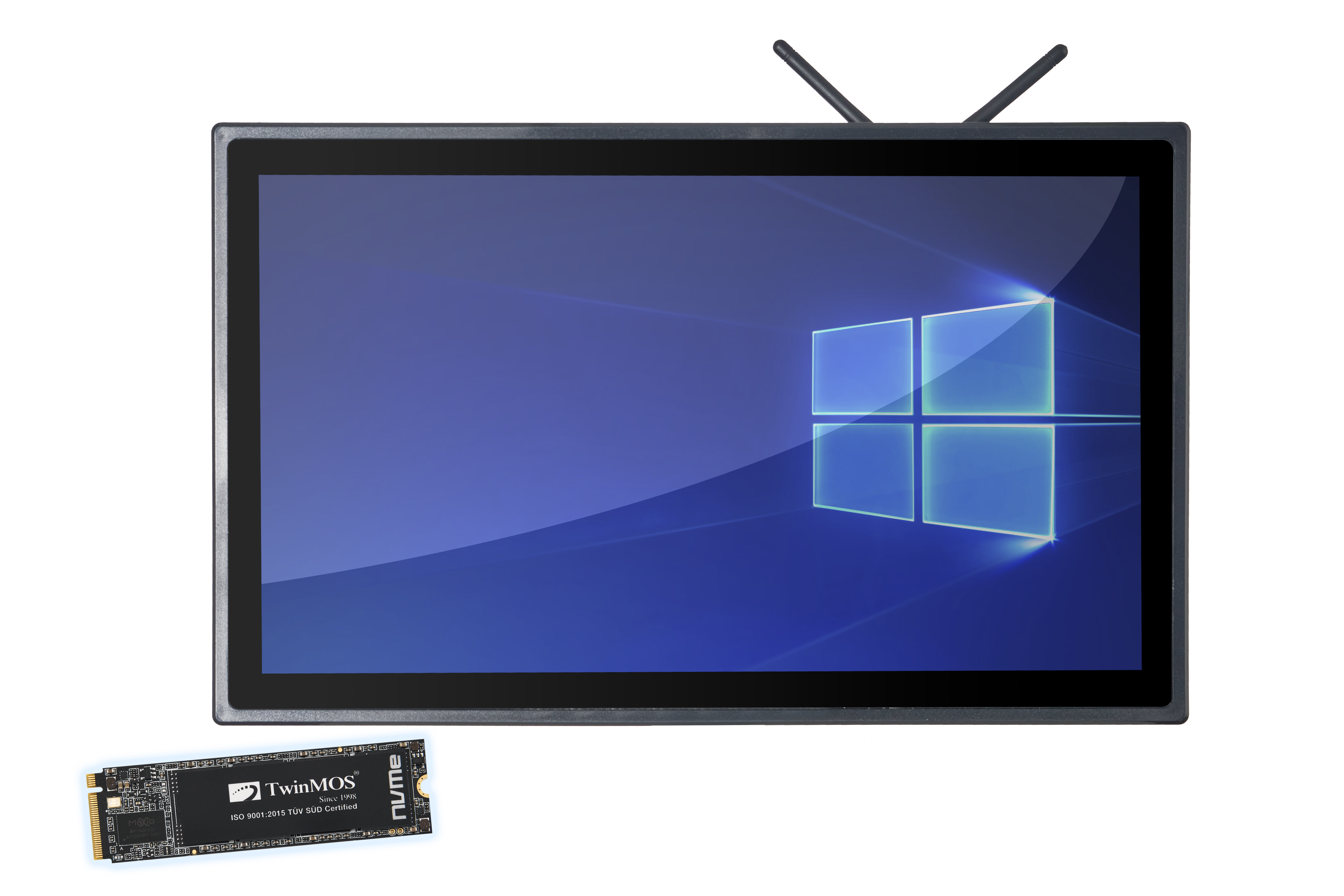 Quanmax Q-1850AG 18.5” Endüstriyel Panel PC I7 10710U 16GB DDR4 1TB NVMe SSD Wi-Fi Dual Ethernet