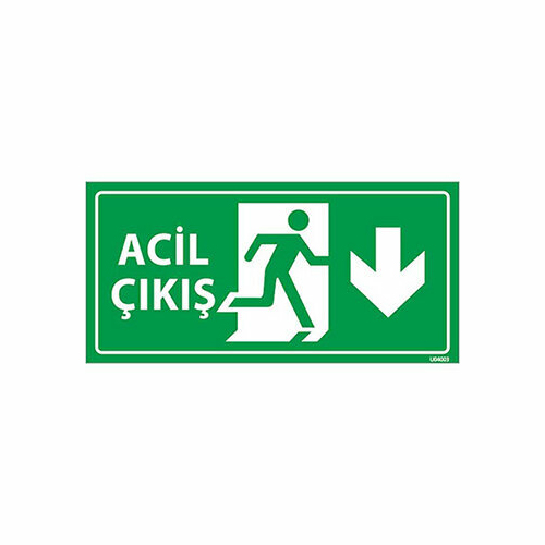 Cata CT-9178 Aşağı Ok Ledli Acil Çıkış Levhası